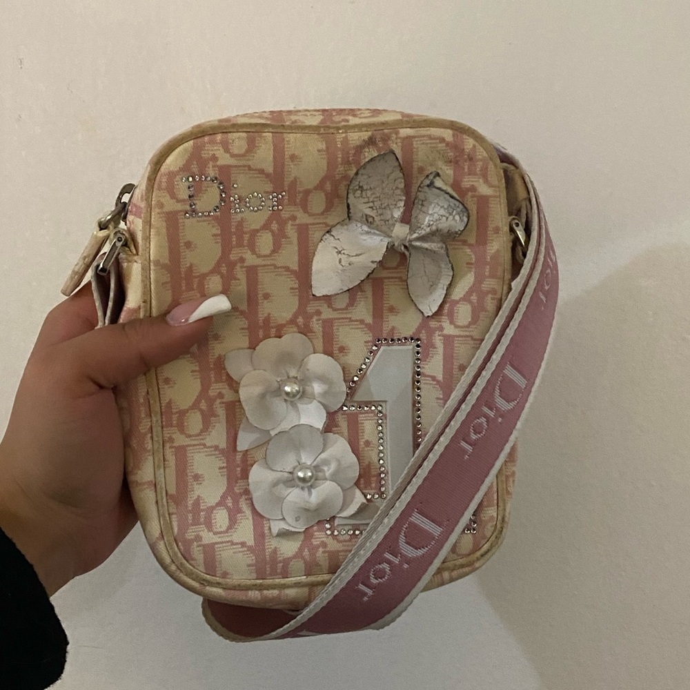 Y2K PINK MONOGRAM DIOR SIDE BAG 💗